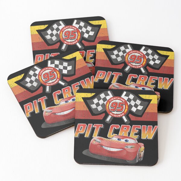 Item preview, Cars Mcqueen Pit Crew Red Distressed designed and sold by Zaraart1.