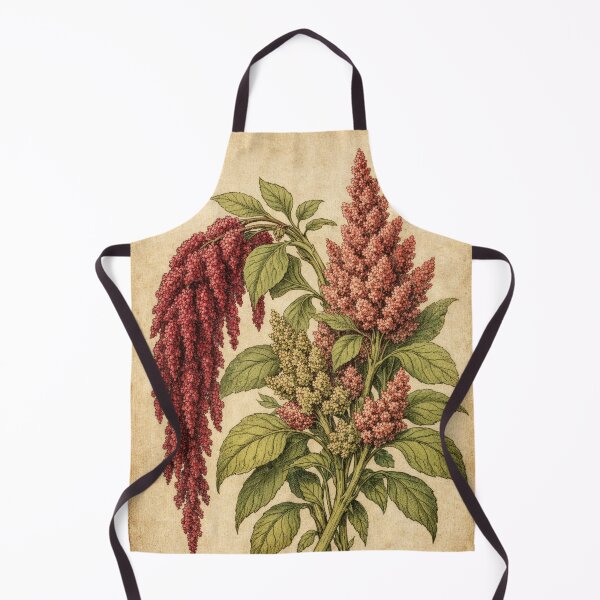 Item preview, Vintage Amaranth Botanical Illustration – Antique Red Flower Print Cottagecore Wall Art designed and sold by Darlin8888.