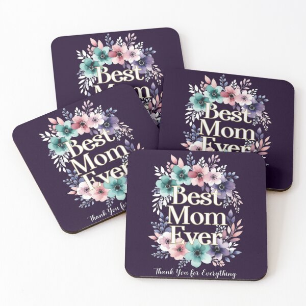 Item preview, Best Mom Ever Floral Thank You For Everything designed and sold by Syrupulse.