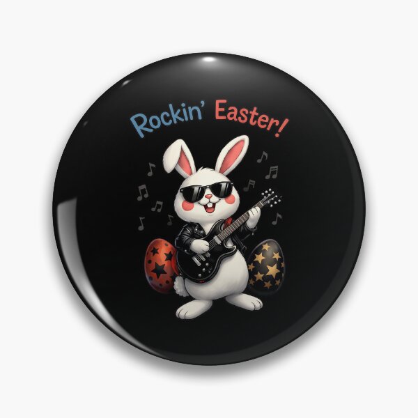 Item preview, Rockin' Easter Bunny Electric Guitar designed and sold by Dmo3HarkoArt.