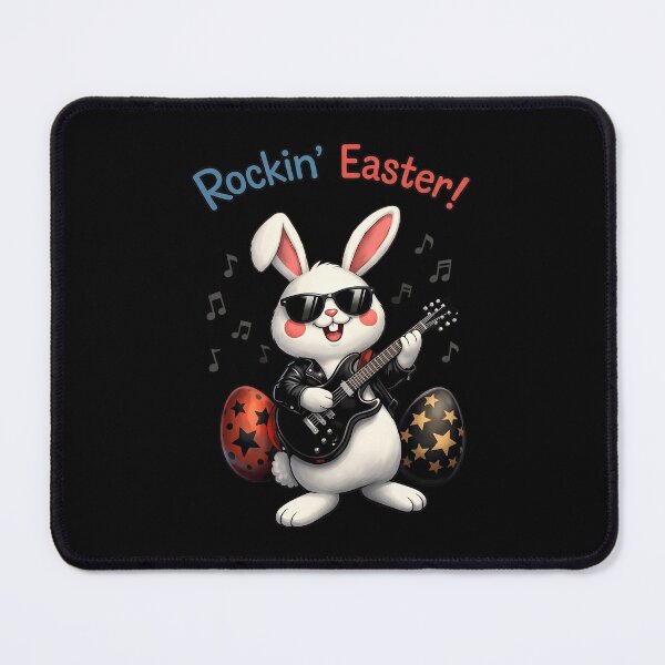 Item preview, Rockin' Easter Bunny Electric Guitar designed and sold by Dmo3HarkoArt.