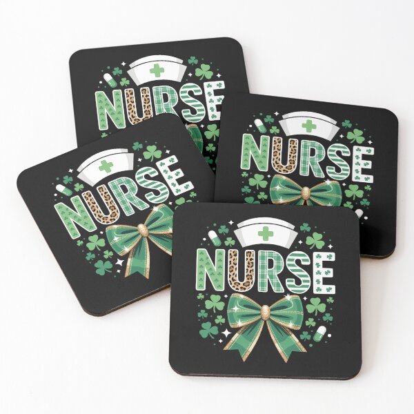 Item preview, Irish Coquette Nurse Stethoscope Scrub St Patricks Day Nurse designed and sold by IdunayaStore.