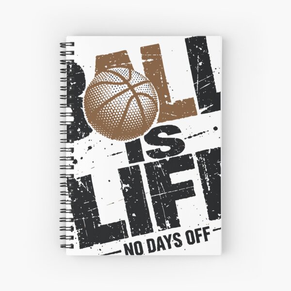 Item preview, Ball Is Life Basketball Grunge Distressed Typography Halftone Dots Sports Design designed and sold by Dejbar.