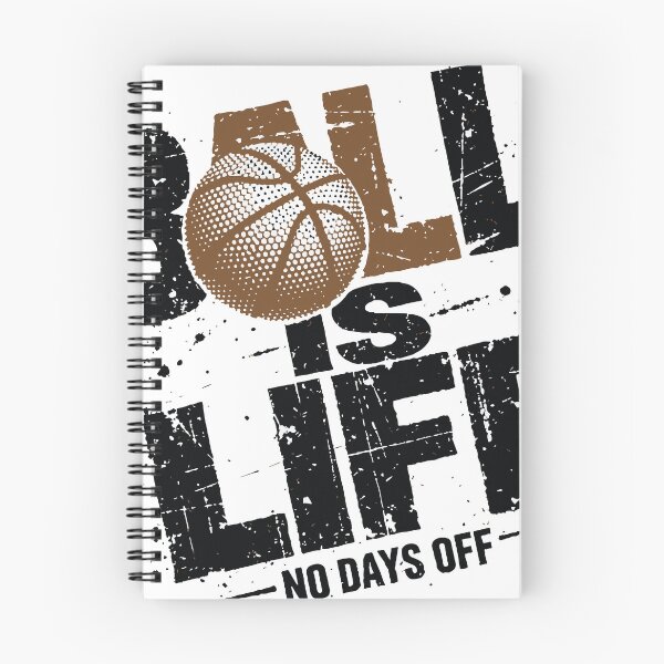 Item preview, Ball Is Life Basketball Grunge Distressed Typography Halftone Dots Sports Design designed and sold by Dejbar.