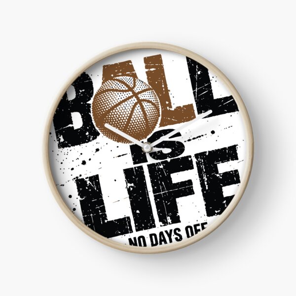 Item preview, Ball Is Life Basketball Grunge Distressed Typography Halftone Dots Sports Design designed and sold by Dejbar.