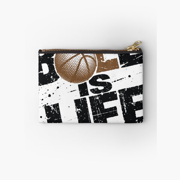 Item preview, Ball Is Life Basketball Grunge Distressed Typography Halftone Dots Sports Design designed and sold by Dejbar.