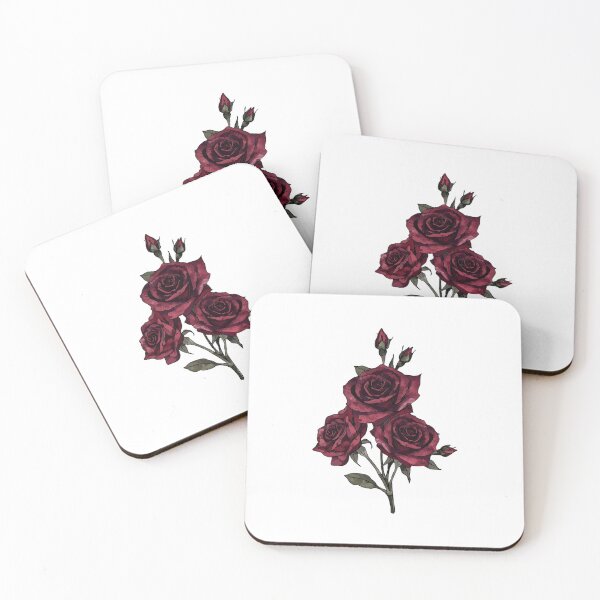 Item preview, Red roses watercolor designed and sold by uunaa.