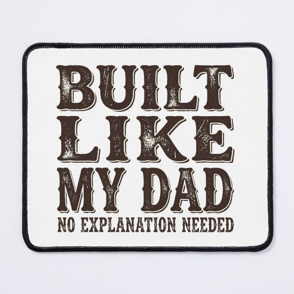 Item preview, Built Like My Dad No Explanation Needed Shirt – Funny Dad Bod Gift Tee designed and sold by Anastasiia Yurevych.
