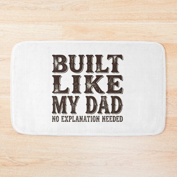 Item preview, Built Like My Dad No Explanation Needed Shirt – Funny Dad Bod Gift Tee designed and sold by Anastasiia Yurevych.