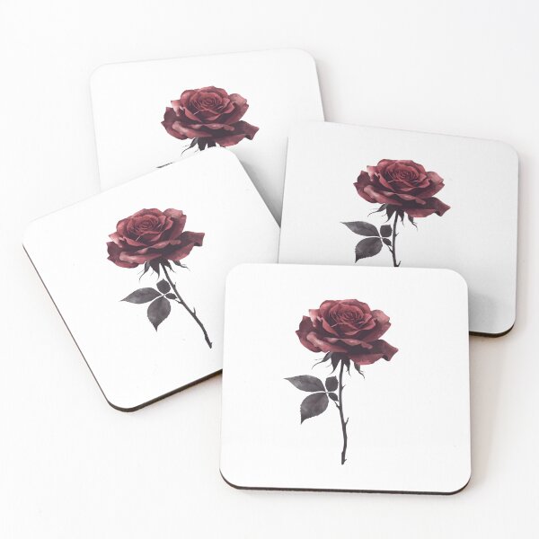 Item preview,  Red rose watercolor designed and sold by uunaa.