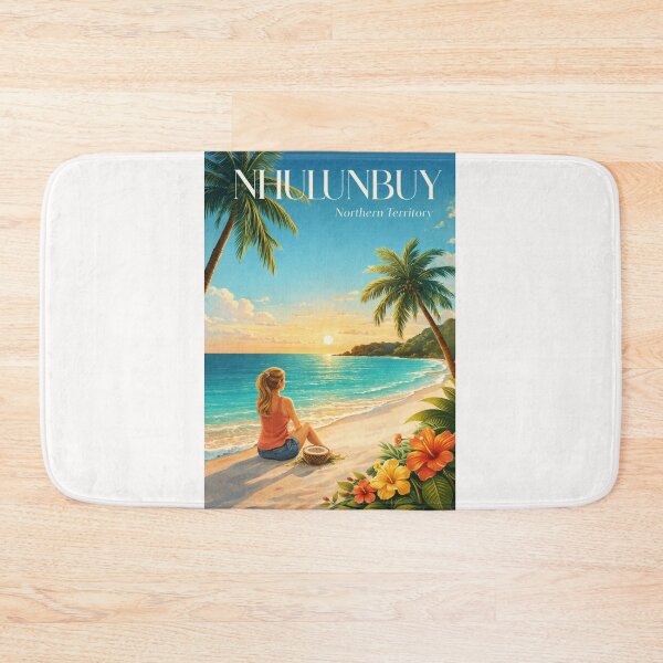 Item preview, Nhulunbuy Northern Territory Arnhem Land Tropical Beach Coast designed and sold by Places On Earth.