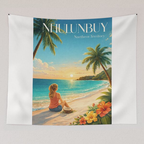 Item preview, Nhulunbuy Northern Territory Arnhem Land Tropical Beach Coast designed and sold by Places On Earth.