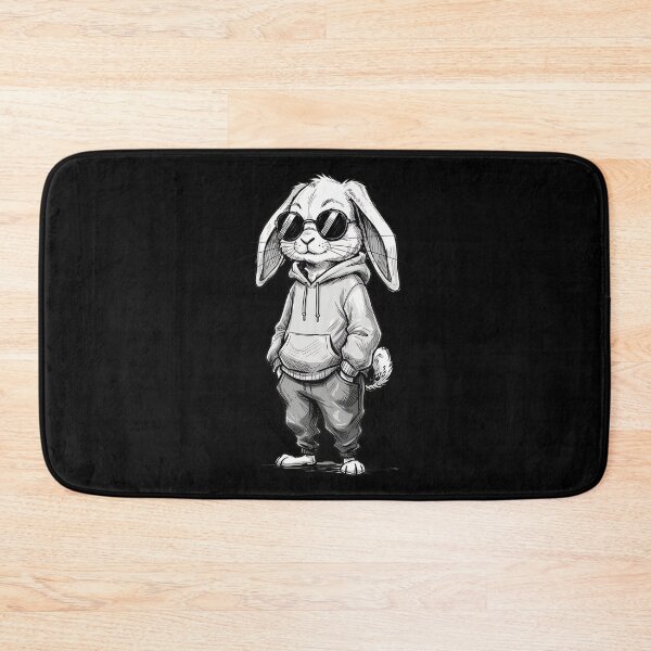 Item preview, Cool Bunny in Sunglasses and Hoodie Sketch designed and sold by Dmo3HarkoArt.