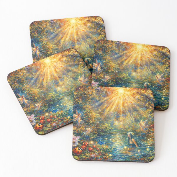 Item preview, Enchanted Forest with Fairies designed and sold by cuprum.
