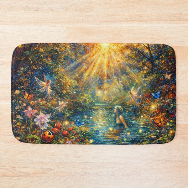 Item preview, Enchanted Forest with Fairies designed and sold by cuprum.