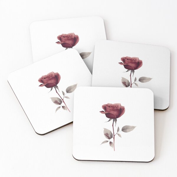 Item preview, Red rose watercolor designed and sold by uunaa.