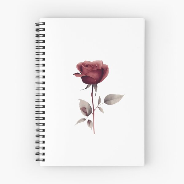 Item preview, Red rose watercolor designed and sold by uunaa.