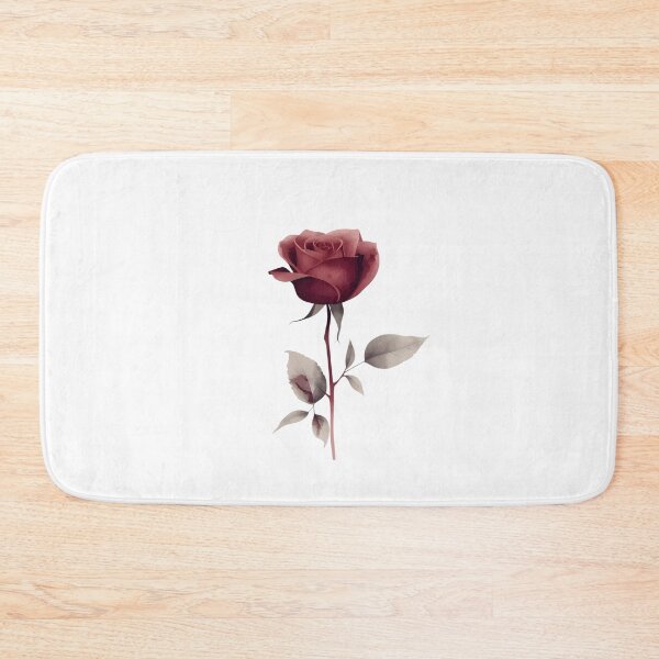 Item preview, Red rose watercolor designed and sold by uunaa.