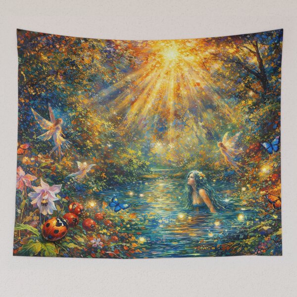 Item preview, Enchanted Forest with Fairies designed and sold by cuprum.