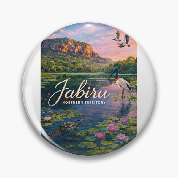 Item preview, Jabiru Northern Territory Kakadu National Park Wetlands Wildlife designed and sold by Places On Earth.
