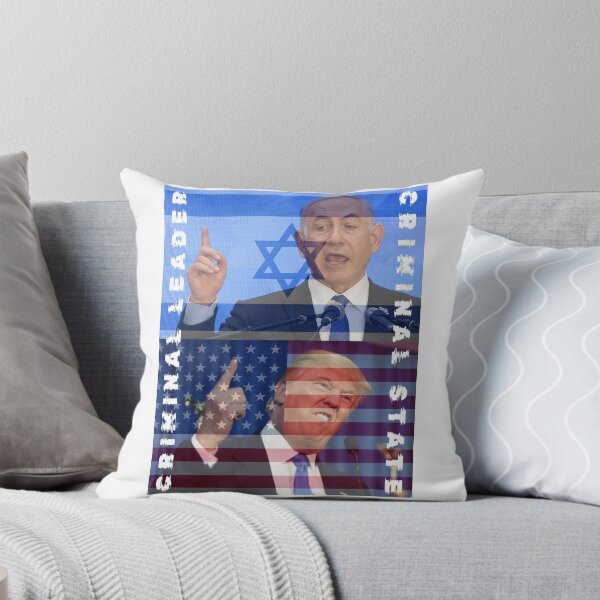 Item preview, Criminal Leader Criminal State Netanyahu Trump designed and sold by PuzzlingStuff.