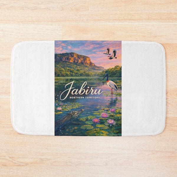 Item preview, Jabiru Northern Territory Kakadu National Park Wetlands Wildlife designed and sold by Places On Earth.