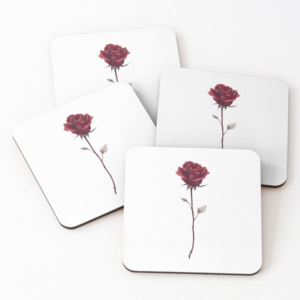 Item preview, Red rose watercolor designed and sold by uunaa.