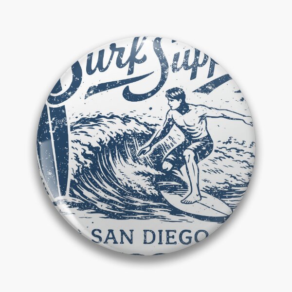 Item preview, California Surf Supply San Diego T-Shirt designed and sold by Matinez Pink.