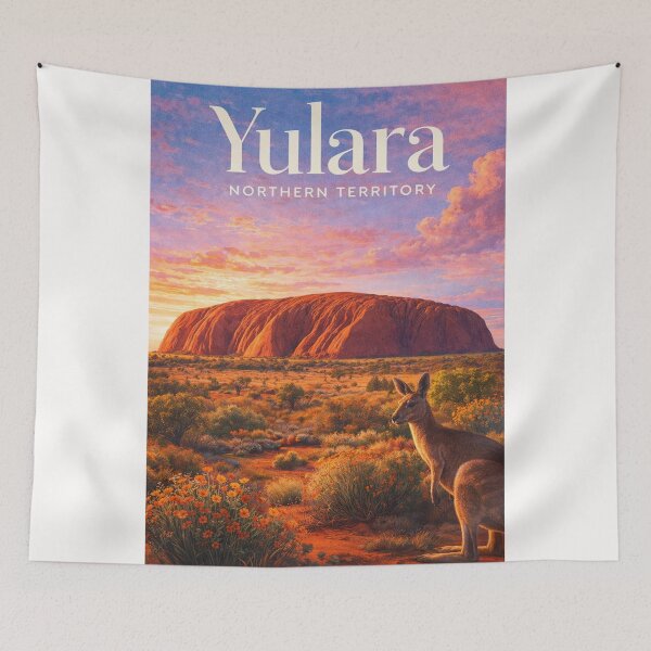 Item preview, Yulara Northern Territory Ayers Rock Kangaroo Red Centre designed and sold by Places On Earth.
