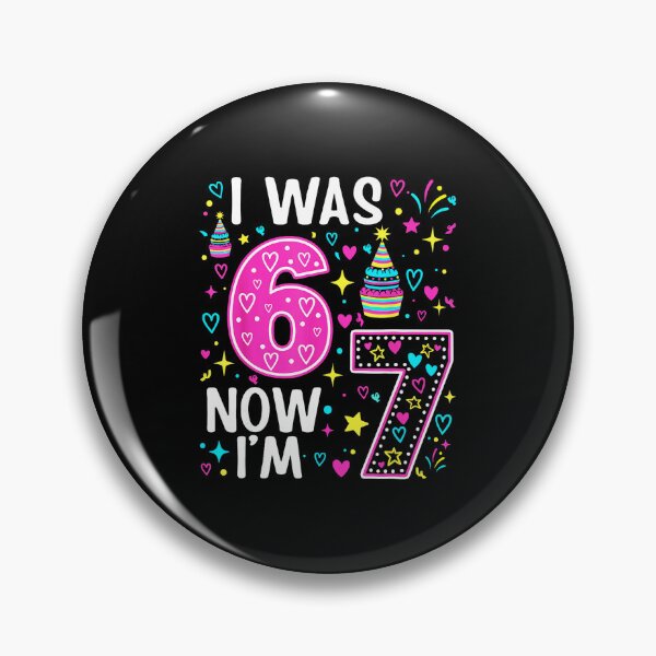 Item preview, I Was 6 Now I’m 7 Funny Birthday  designed and sold by gladysenglish.