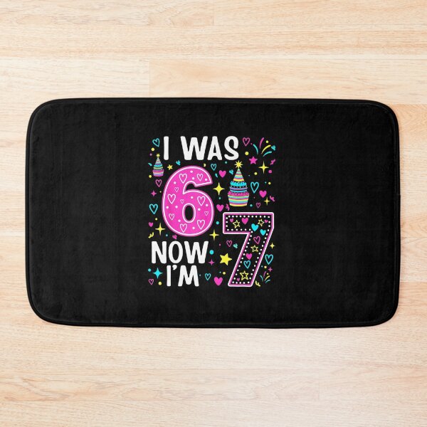 Item preview, I Was 6 Now I’m 7 Funny Birthday  designed and sold by gladysenglish.