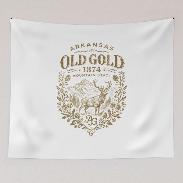 Item preview, Arkansas Old Gold Mountain State T-Shirt designed and sold by Matinez Pink.