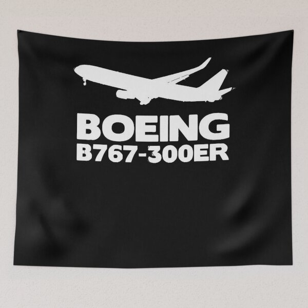 Item preview, Boeing 767-300ER Airplane Silhouette designed and sold by Emberglowo.