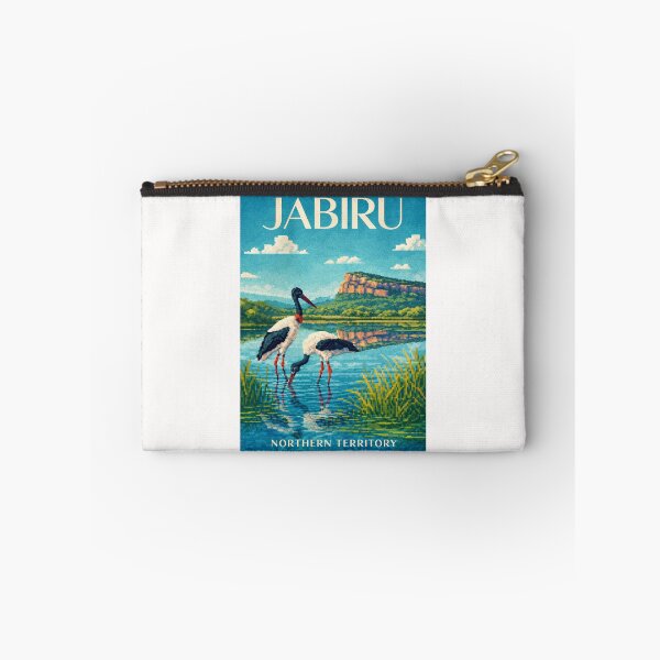 Item preview, Jabiru Northern Territory Kakadu Pixel Wetlands Arnhem Land designed and sold by Places On Earth.