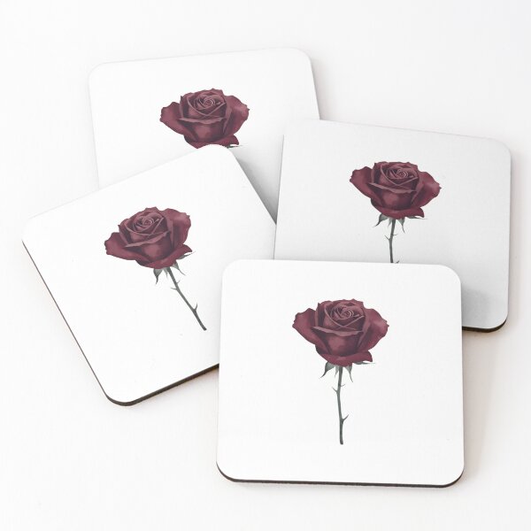 Item preview, Red rose watercolor designed and sold by uunaa.