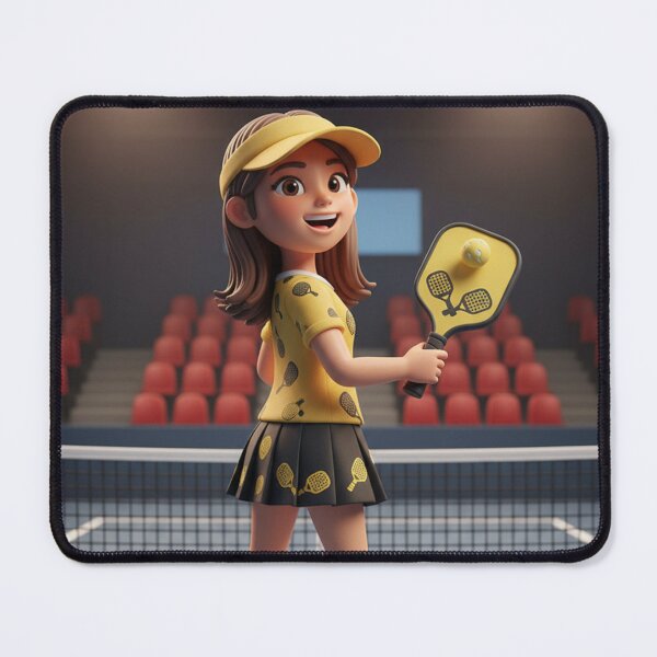 Item preview, Girl Playing Pickleball designed and sold by BAZ Creative Design.