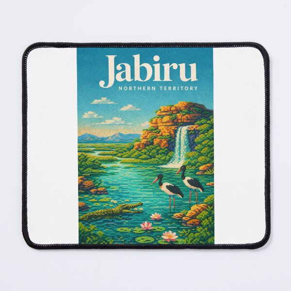 Item preview, Jabiru Northern Territory Kakadu Waterfall Wetlands Landscape designed and sold by Places On Earth.