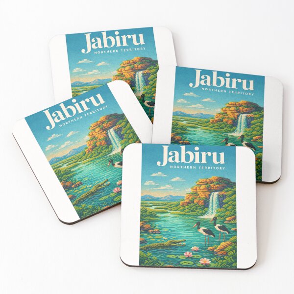 Item preview, Jabiru Northern Territory Kakadu Waterfall Wetlands Landscape designed and sold by Places On Earth.