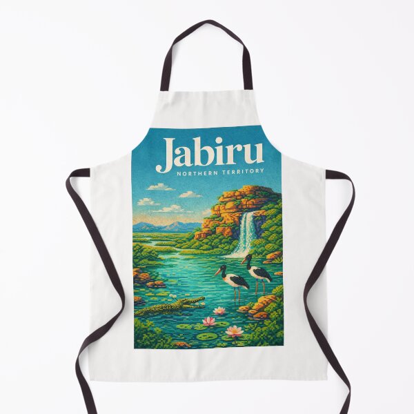 Item preview, Jabiru Northern Territory Kakadu Waterfall Wetlands Landscape designed and sold by Places On Earth.