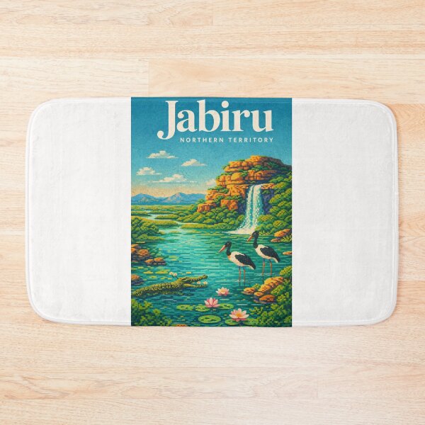 Item preview, Jabiru Northern Territory Kakadu Waterfall Wetlands Landscape designed and sold by Places On Earth.