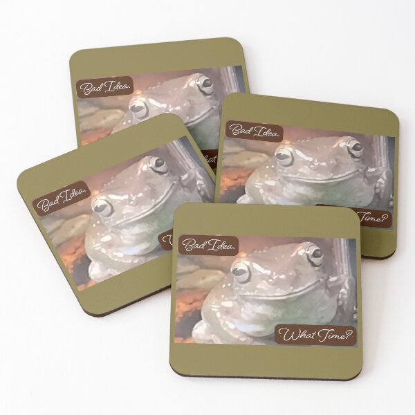 Item preview, Smiling Frog asks What Time? designed and sold by FeelingFroggyUS.