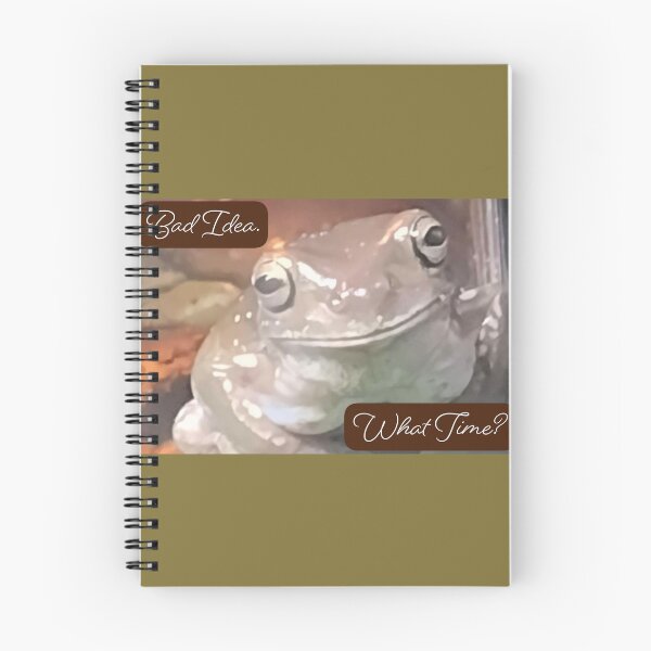 Item preview, Smiling Frog asks What Time? designed and sold by FeelingFroggyUS.