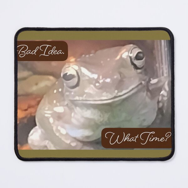 Item preview, Smiling Frog asks What Time? designed and sold by FeelingFroggyUS.