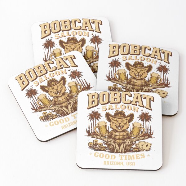 Item preview, Big Bobcat Saloon Western T-Shirt designed and sold by Matinez Pink.