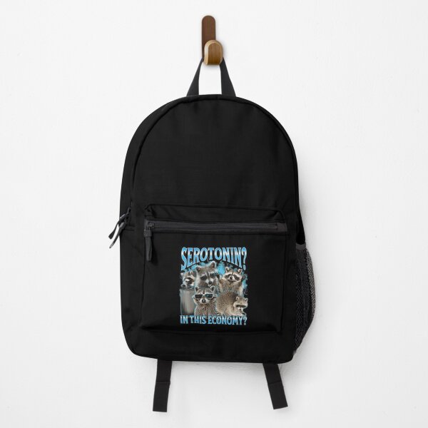 Item preview, Serotonin In This Economy Raccoon Meme Funny Chaos designed and sold by tadmercado.