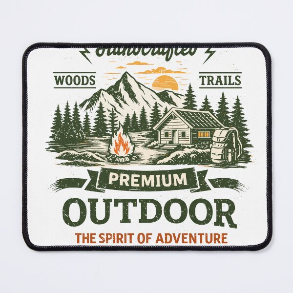 Item preview, Forest Explorer Premium Outdoor Adventure designed and sold by Matinez Pink.