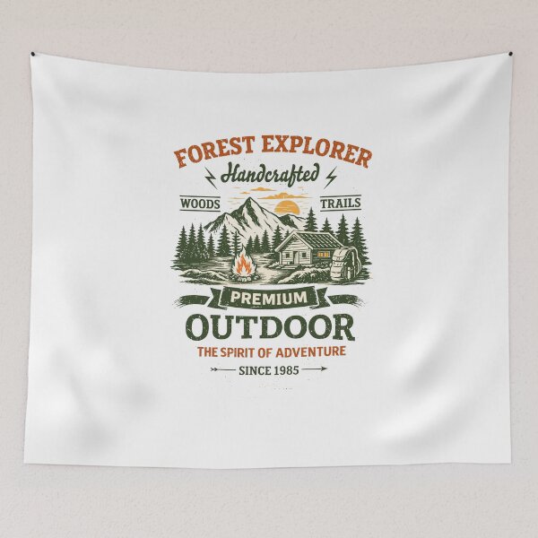 Item preview, Forest Explorer Premium Outdoor Adventure designed and sold by Matinez Pink.