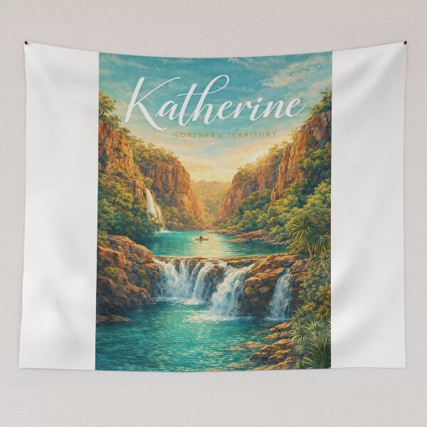 Item preview, Katherine Northern Territory Nitmiluk Gorge Katherine River Waterfalls designed and sold by Places On Earth.