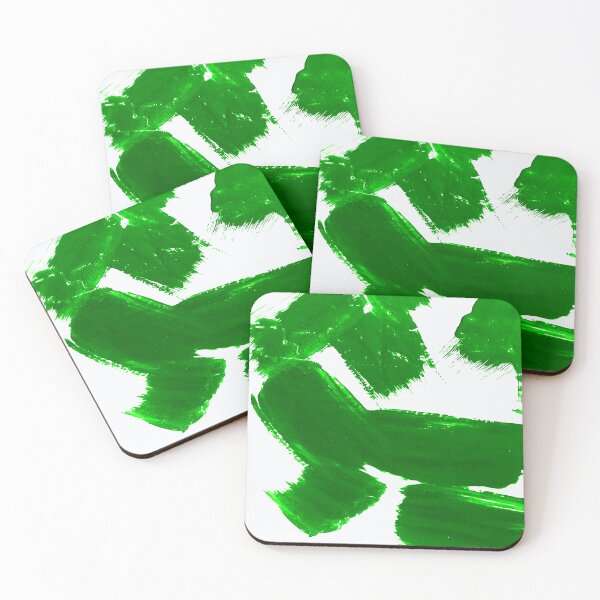 Item preview, Green brush strokes designed and sold by from Carbonizzo.