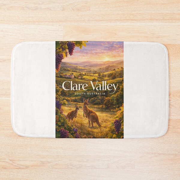 Item preview, Clare Valley South Australia Vineyards Rolling Hills Kangaroo Landscape designed and sold by Places On Earth.